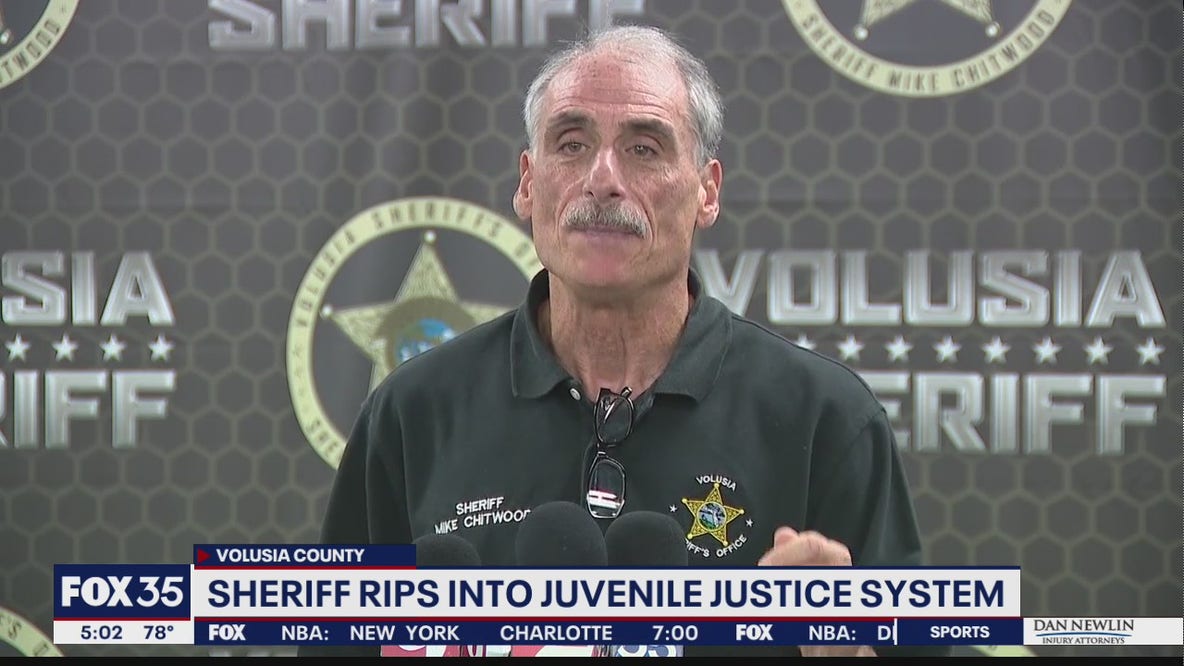 Volusia Sheriff Mike Chitwood has choice words about juvenile justice system